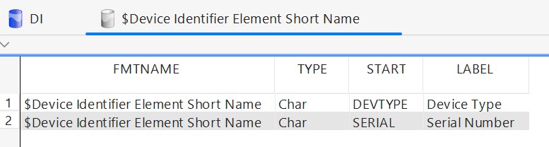 Open Attached Format - format opened as a tab next to the dataset